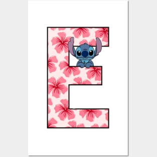 Stitch letter Posters and Art